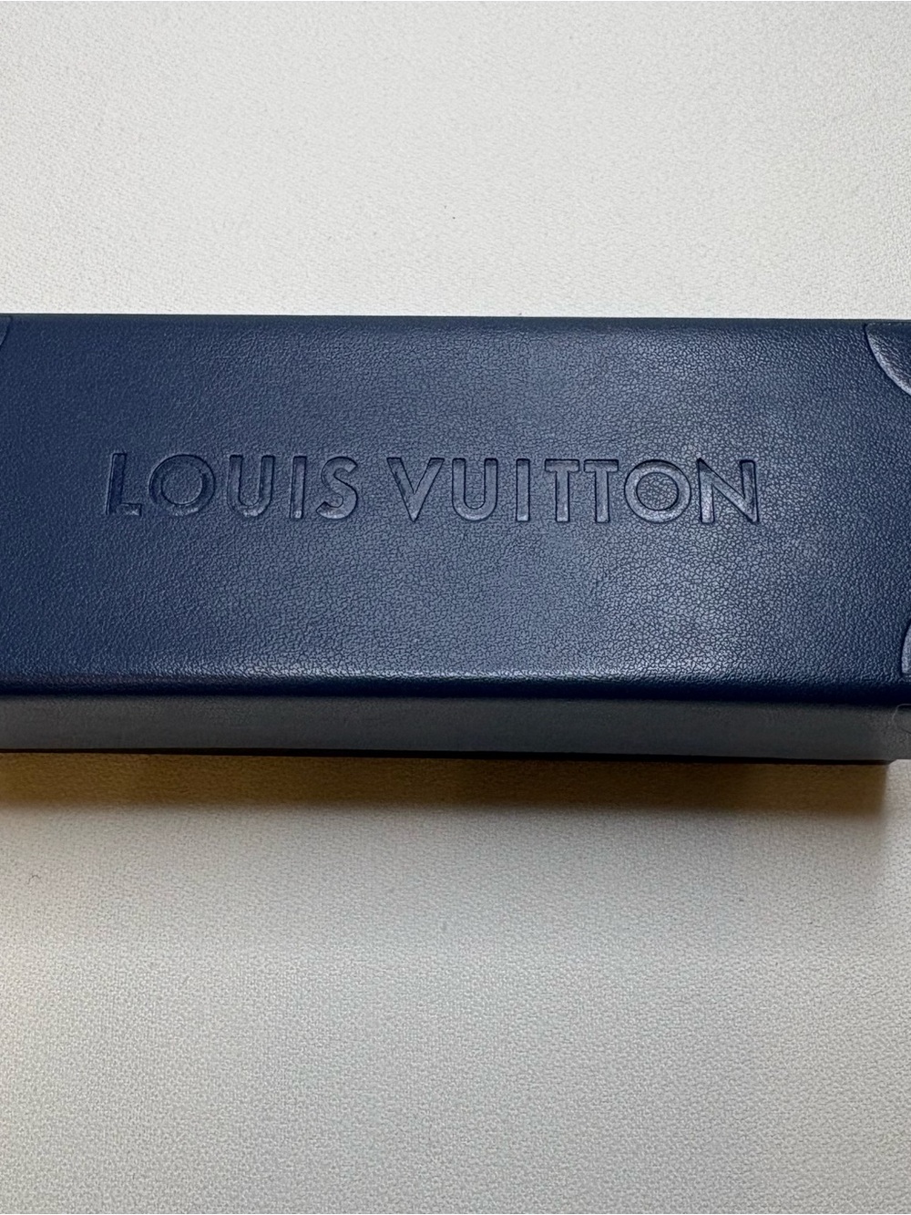 Louis Vuitton Navy Sunglasses or Accessory Case
